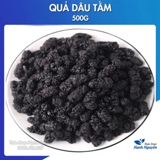 Quả dâu tằm khô 500g (Hàng nguyên trái, pha trà uống đẹp da, dưỡng tóc) - Thảo Dược Hạnh Nguyên