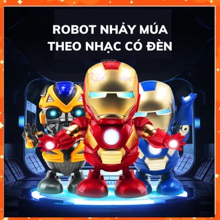 Iron man đồ chơi robot nhảy múa theo nhạc cực vui cho bé