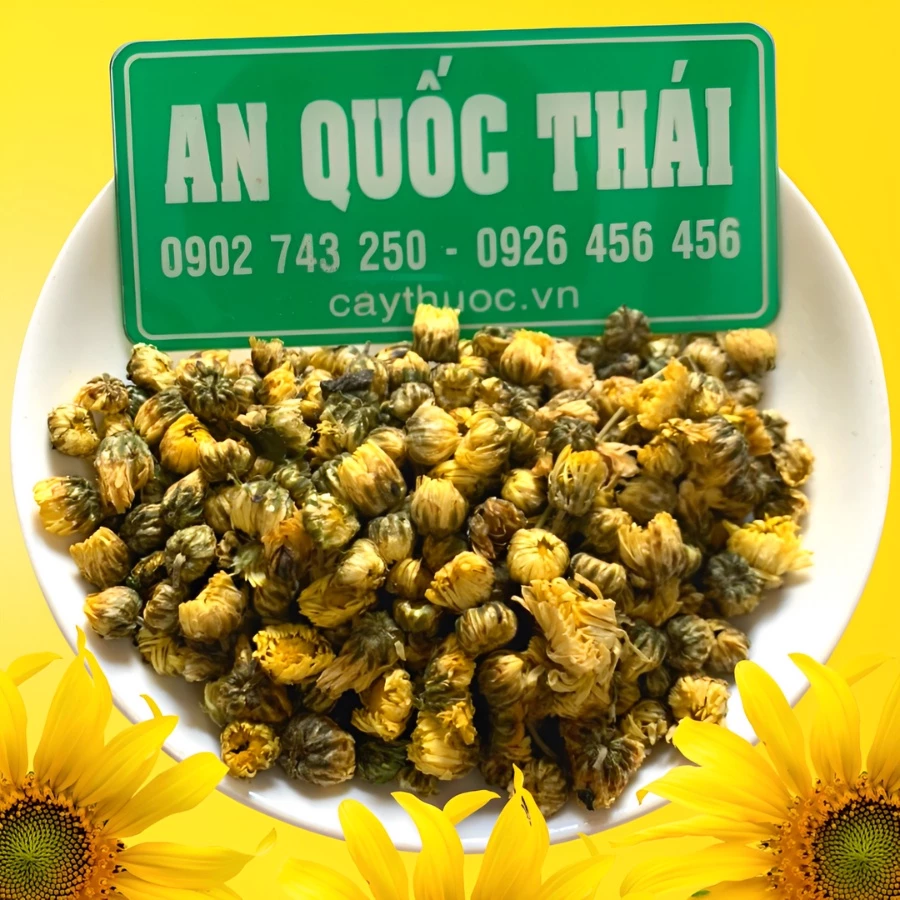 Nụ Cúc Vàng (Nụ Hoa Cúc Vàng) Sấy Khô 100g (Thơm, Đẹp), Trà Nụ Cúc Loại 1 Giúp Ngủ Ngon, Đẹp Da |