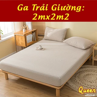 [2mx2m2] Ga Giường Ga Trải Nệm Cotton Poly 2mx2m2 Nhiều Họa Tiết (Bo Chun Miễn Phí) - Queen Decor