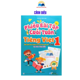 Sách - Phiếu Bài Tập Cuối Tuần Môn Tiếng Việt Lớp 1 - Theo Chương Trình SGK Cánh Diều