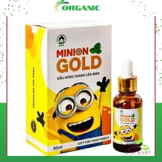 Dầu húng chanh lên men Minion Gold Dr.Maya 30ml CHÍNH HÃNG ✅ Hỗ trợ giảm ho khò khòe cảm nhẹ, sổ mũi, tăng đề kháng