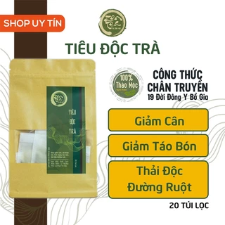 Trà thải độc Zen Tea, cải thiện táo bón, hỗ trợ giảm cân - Tiêu Độc Trà gói lớn (20 túi lọc)