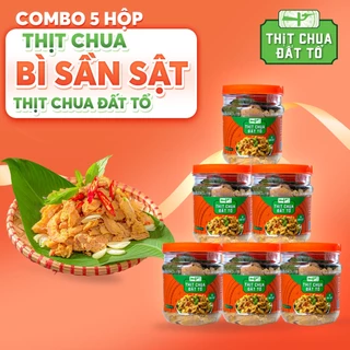 Combo 5 Hộp Thịt Chua Bì Sần Sật - Thịt Chua Đất Tổ