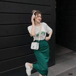 Sét Váy Và Áo SCT03 Chất Cotton Thiết Kế Kiểu Dáng Năng Động Cá Tính Trẻ Trung Thời Trang Xinh Sắn