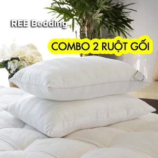 Ruột gối nằm REE Bedding Microfiber Khách Sạn Cao Cấp 50x70cm, nặng 1.5kg/cái GN212