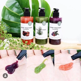 Sữa Rửa Mặt Thải Độc Rau Củ Wonder Bath Super Vegitoks Cleanser