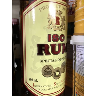 Rượu rum ISC chai 700ml