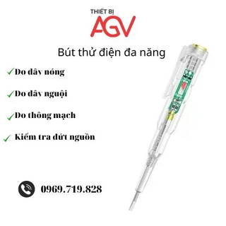 Bút thử điện đa năng đo thông mạch, đo dây nóng, nguội, kiểm tra đứt ngầm (tặng 5 pin)