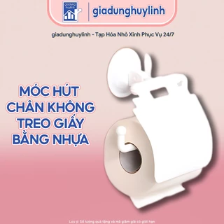 Móc hút chân không bằng nhựa treo giấy vệ sinh trong nhà tắm