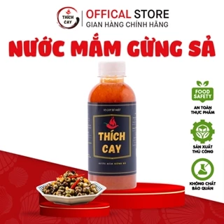 Nước mắm gừng sả Thích Cay 250ml