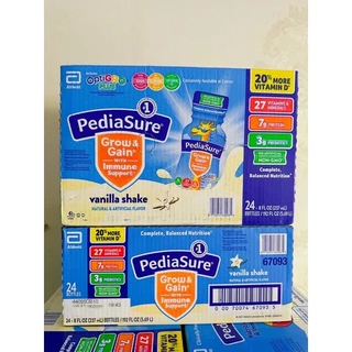 Thùng 24 Chai sữa nước Pediasure nước vị Vani 237ml