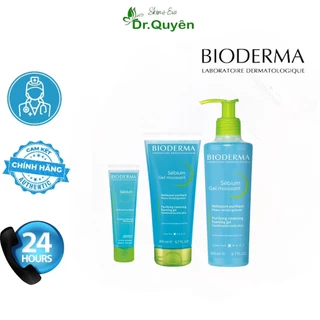 (Chính hãng) GEl RỬA MẶT BIODERMA SÉBIUM MOUSSANT CHO DA DẦU