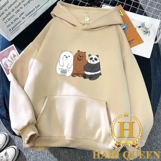 Áo hoodie nam nữ 3 con gấu HARIQUEEN