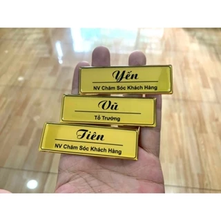 Bảng tên -Chức Vụ (Vui lòng nhắn tin gửi shop tên và chức vụ)