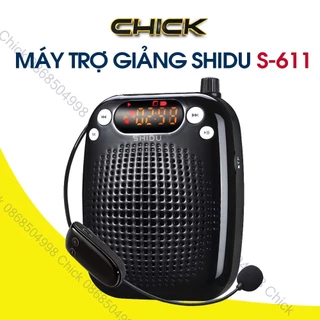 Máy Trợ Giảng Shidu SD- S611,  Mic Không Dây , Có Dây, Bluetooth, Âm Lượng 10W, Bảo Hành 12 tháng