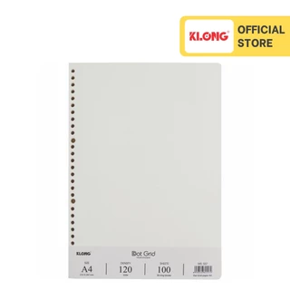 Ruột sổ còng Dot Grid KLONG A4 120/76 - 100 tờ (200 trang); MS: 557