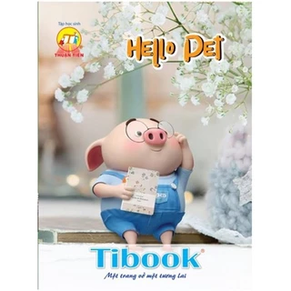 (10 Quyển) Tập Vở Hello Pet 96 Trang KT:158x205mm Độ Dày 100 Gsm (Dày) Tân Thuận Tiến Camshop