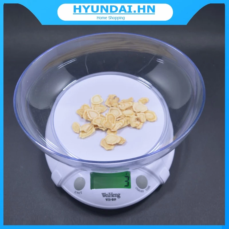 Cân điện tử nhà bếp WH-B09 loại 3kg; 7kg có kèm tô đựng, cân chuẩn chính hãng