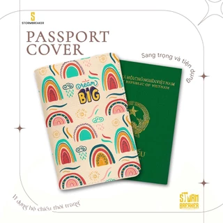 Bao Da Hộ Chiếu - Ví Đựng Passport Du Lịch ( in tên cá nhân ) Cầu Vồng - Rainbow Big Dream - ATPP111 STORMBREAKER