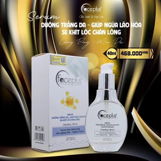 Serum dưỡng trắng da giúp ngừa lão hóa se khít lỗ chân lông Faceplus+ 40ml căng bóng mịn da