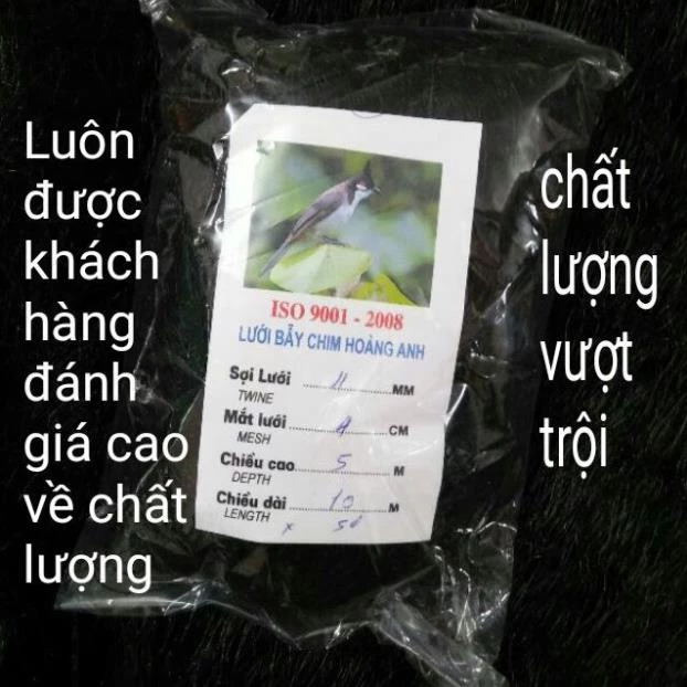 Lưới Bẫy Chim Tổng Hợp 10 M Cao 5m chuẩn