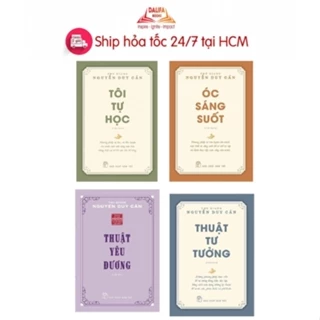 Sách - Combo Óc sáng suốt + Tôi Tự Học + Thuật yêu đương + Thuật Tư tưởng (4 cuốn )