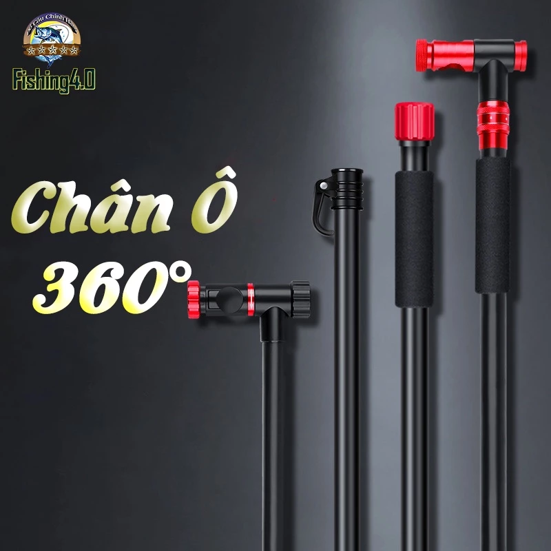 Chân Ô Câu Cá Xoay 360° - Chân Cắm ô xoay 360 độ Hợp Kim - BB20