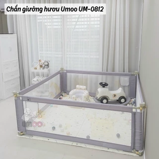 Thanh chắn giường UMOO hươu mẫu mới UM-0813 hàng chính hãng - 1 thanh, chắn giường đa năng hình gấu, quây cũi