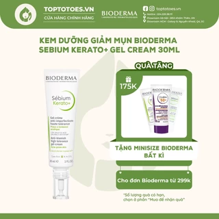 Kem dưỡng giảm mụn Bioderma Sebium Kerato+ Gel-cream 30ml