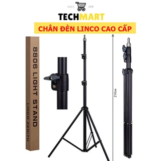 Linco Zenith 8806 chân đèn cao cấp, chân máy ảnh loại xịn cao 2m, giá đỡ điện thoại