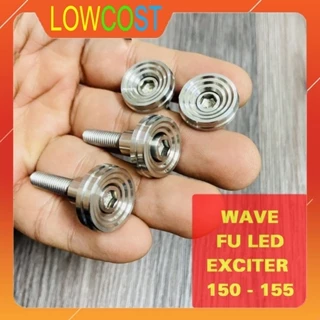 Ốc Salaya Inox Mẫu V2 Dùng Khâu Dàn Áo, Bửng, Cốp Xe Wave, Future, Exciter Các Đời