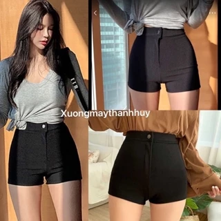 Quần Short Nữ Jean Giấy cạp Cao Khóa Trước