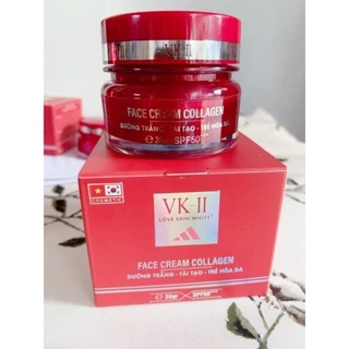 [Le=si]Kem dưỡng trắng, tái tạo, trẻ hoá da Face cream collagen love skin white 20g