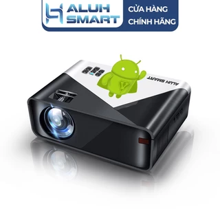 Máy chiếu mini Aluh Smart Android 2-16gb độ phân giải 1080p xem phim full HD sắc nét