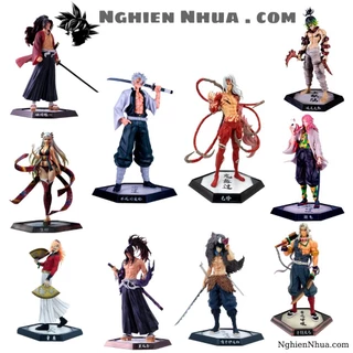 Mô Hình Kimetsu No Yaiba 10 nhân vật dáng đứng siêu ngầu cao 29 - 31cm - Figure Thanh gươm diệt quỷ - Có Vỏ Hộp