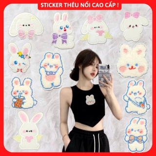 Sticker dán quần áo cao cấp - có sẵn keo ủi,Patch ủi dùng làm miếng vá Quần Áo,áo phao,BALO,quần jeans, giày dép