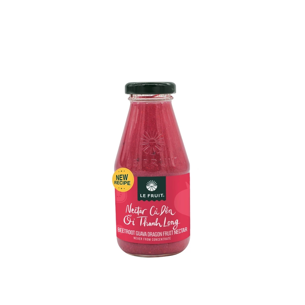 Nước củ dền-ổi-thanh long (Beetroot-Guava-Dragon Fruit nectar) -250ml