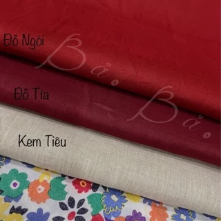 Vải Linen Tưng Premium/Pure Linen Chưa Qua Xử Lý Khổ 1m40