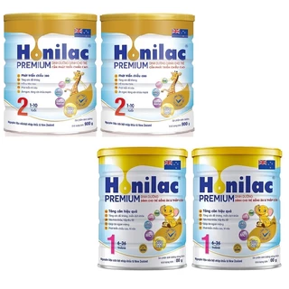 Combo 2 Lon Sữa Honilac Bebe, Số 1, Số 2 800g