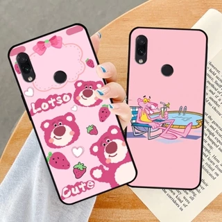 Ốp lưng Xiaomi Redmi 7 / Redmi Note 7 in hình gấu dâu losto, pink panther đáng yêu,hot trend.