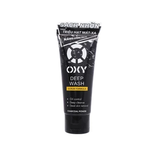 Kem Rửa Mặt Oxy Deep Wash Scrub Formula 100G