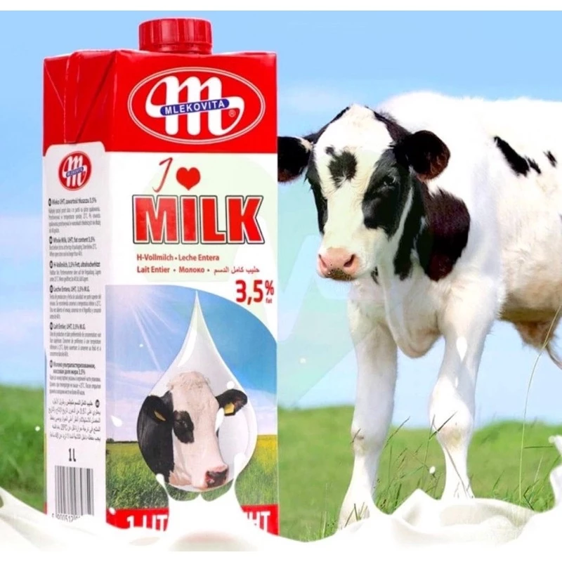 Thùng 12lit  Sữa tươi Mleko Balan
