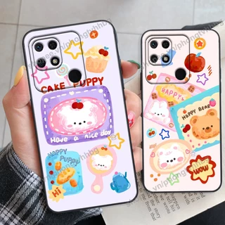 Ốp lưng Xiaomi Redmi 9C / Redmi 10c GẤU DÂU chi bi hoạt hình cute siêu rẻ