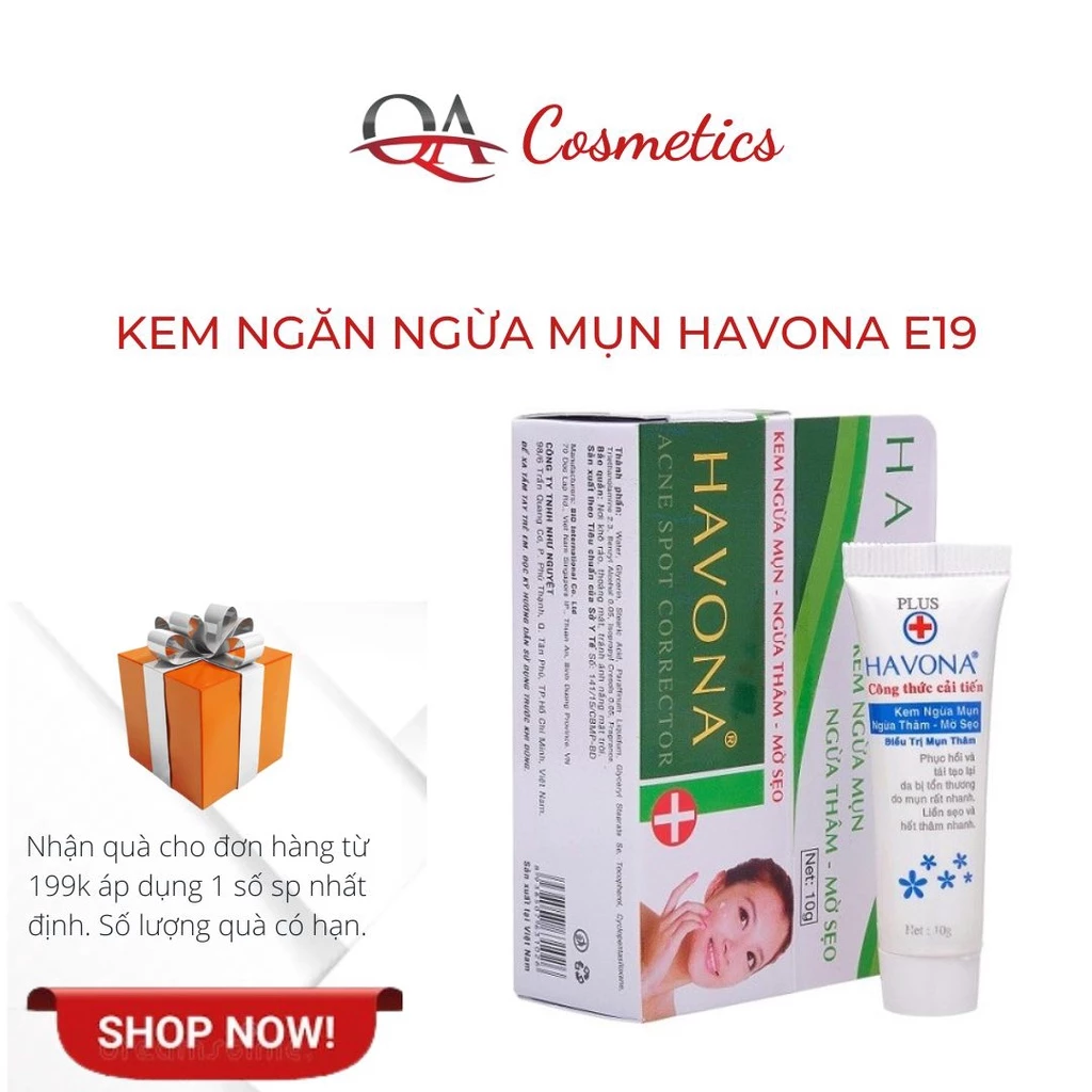 Kem Ngăn Ngừa Mụn Thâm Havona E19