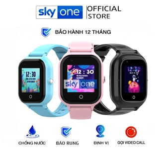 Đồng Hồ Thông Minh Định Vị Trẻ Em - Lắp Sim- Có Rung - Gọi VIDEO Cao Cấp SKYONE Wonlex SKKT24 - Chống Nước- CHÍNH HÃNG