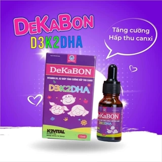 Vitamin D3K2 Dekabon Giúp Tăng Cường Hấp Thu Canxi Cho Bé