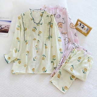 Bộ Pijama sau sinh, bộ đồ bầu và sau sinh chất liệu thô đũi cao cấp mẫu mới về