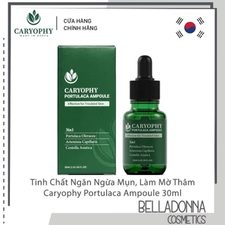 [CHÍNH HÃNG] Tinh Chất Ngăn Ngừa Mụn, Làm Mờ Thâm Caryophy Portulaca Ampoule 30ml