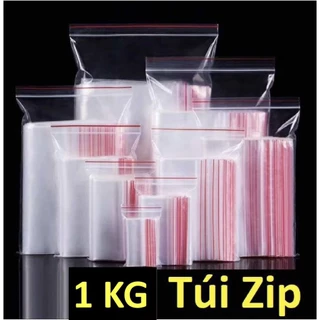 1kg Túi Zip Chỉ Đỏ (Loại Tốt)